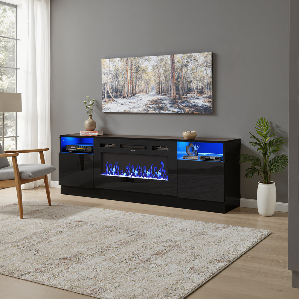 36 Inch Modern Recessed Electric Fireplace(without cabinet) 0