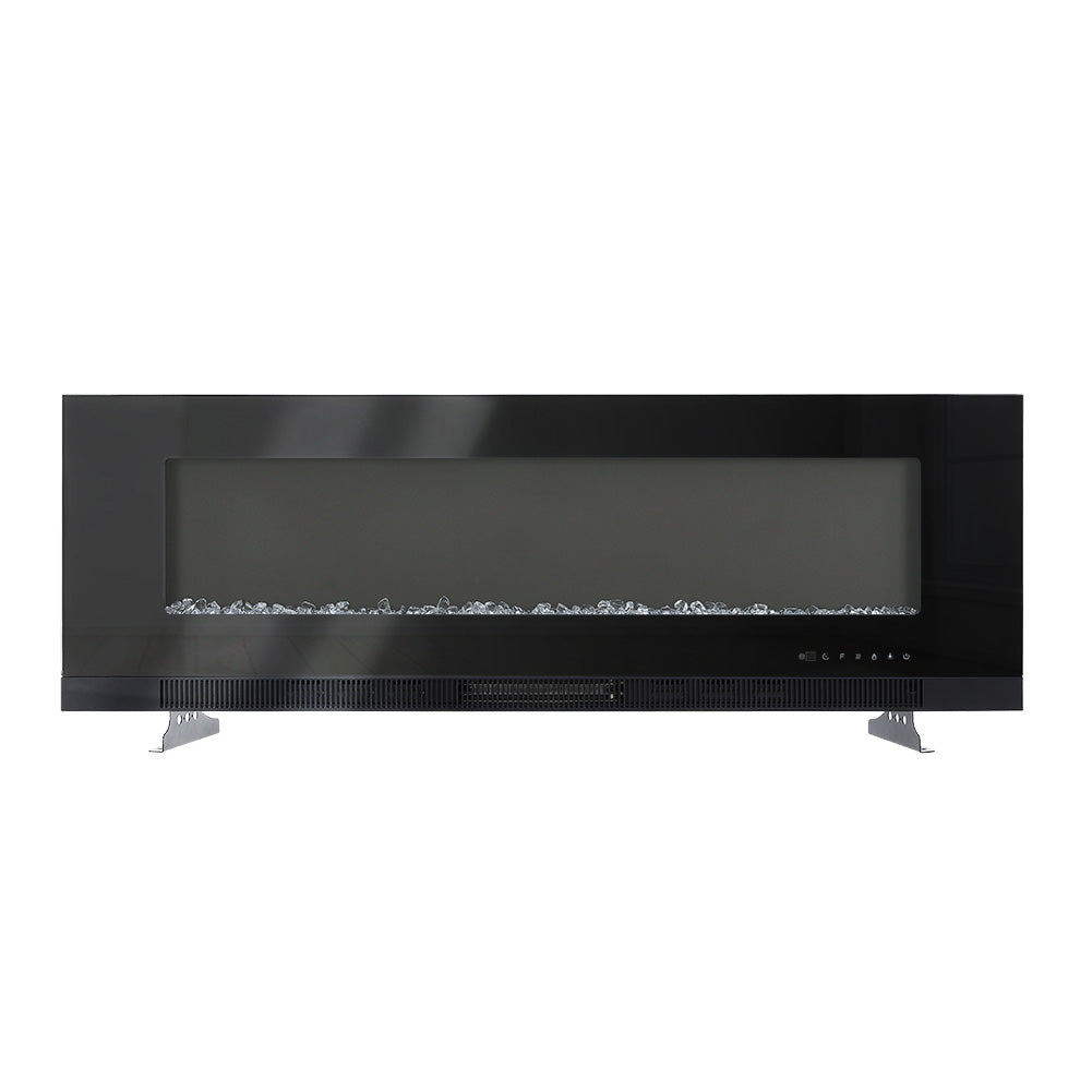50/60/72 Inch Best Modern LED Electric Fireplace Inserts with Colour and Brightness Setting Wall Mounted 2