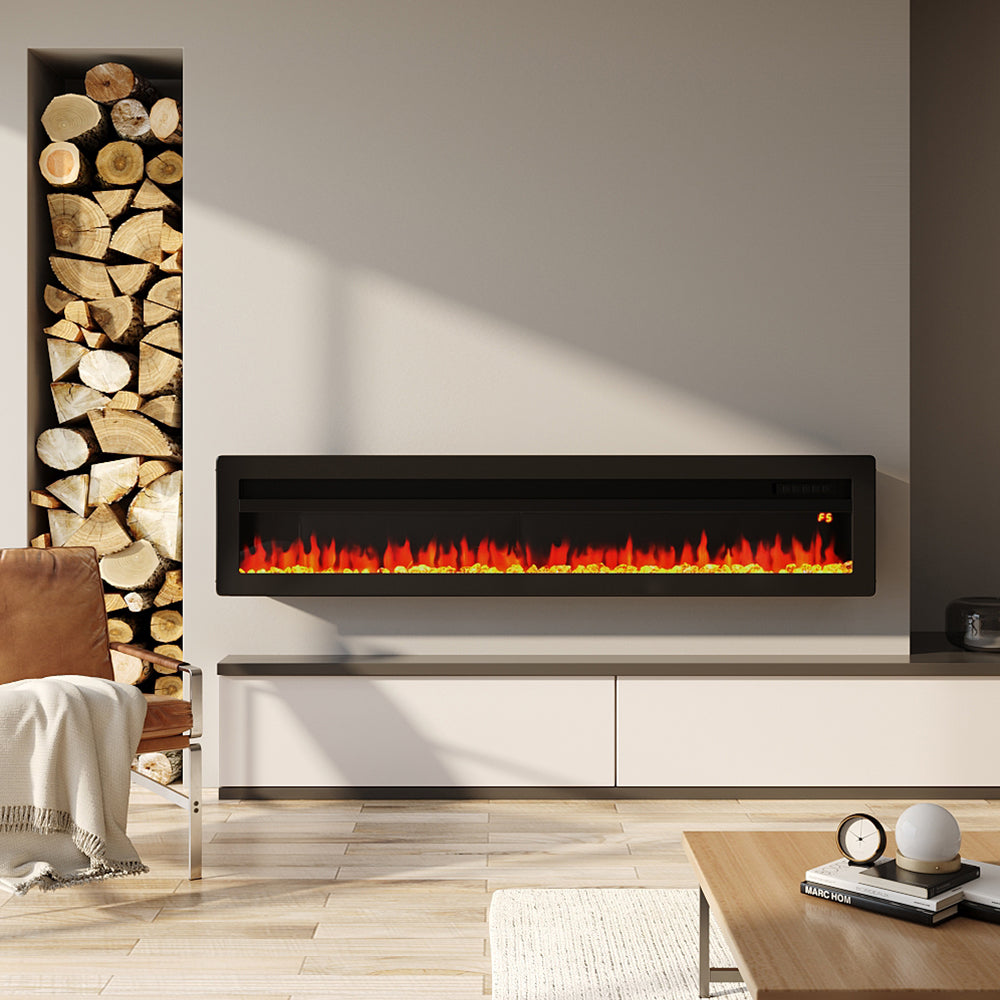 60 Inch Wall Mounted/Freestanding Electric Fireplace 0