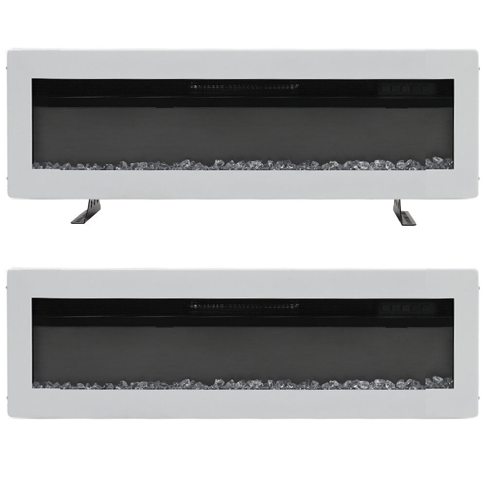 60 Inch Wall Mounted/Freestanding Electric Fireplace 2