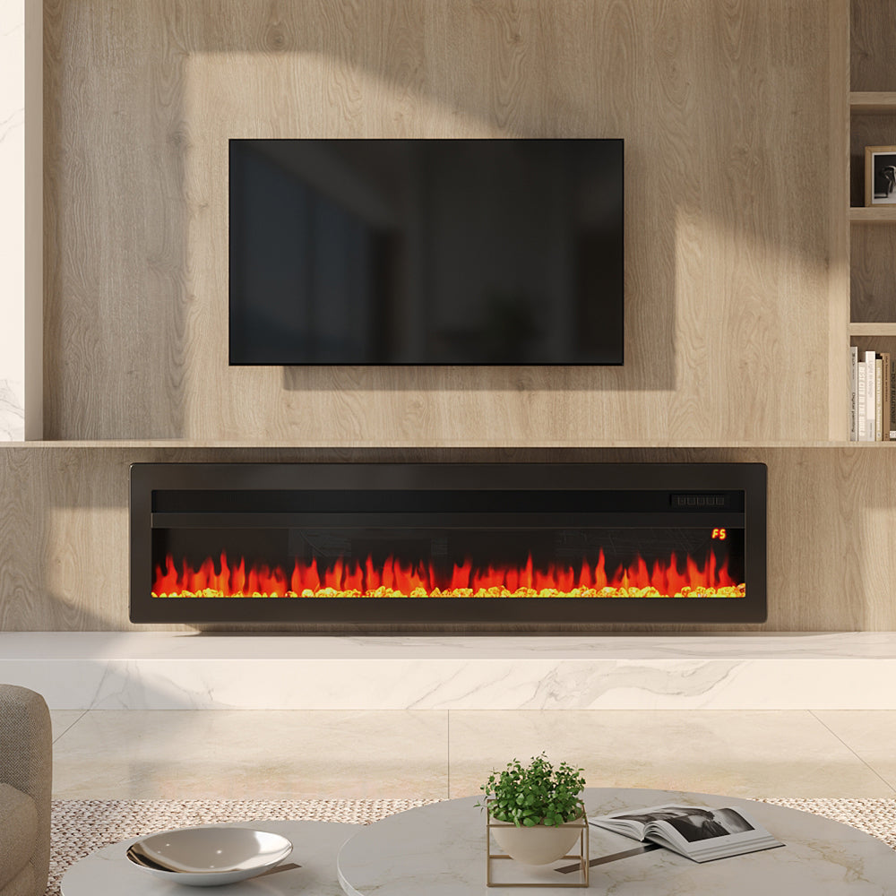 60 Inch Wall Mounted/Freestanding Electric Fireplace 6