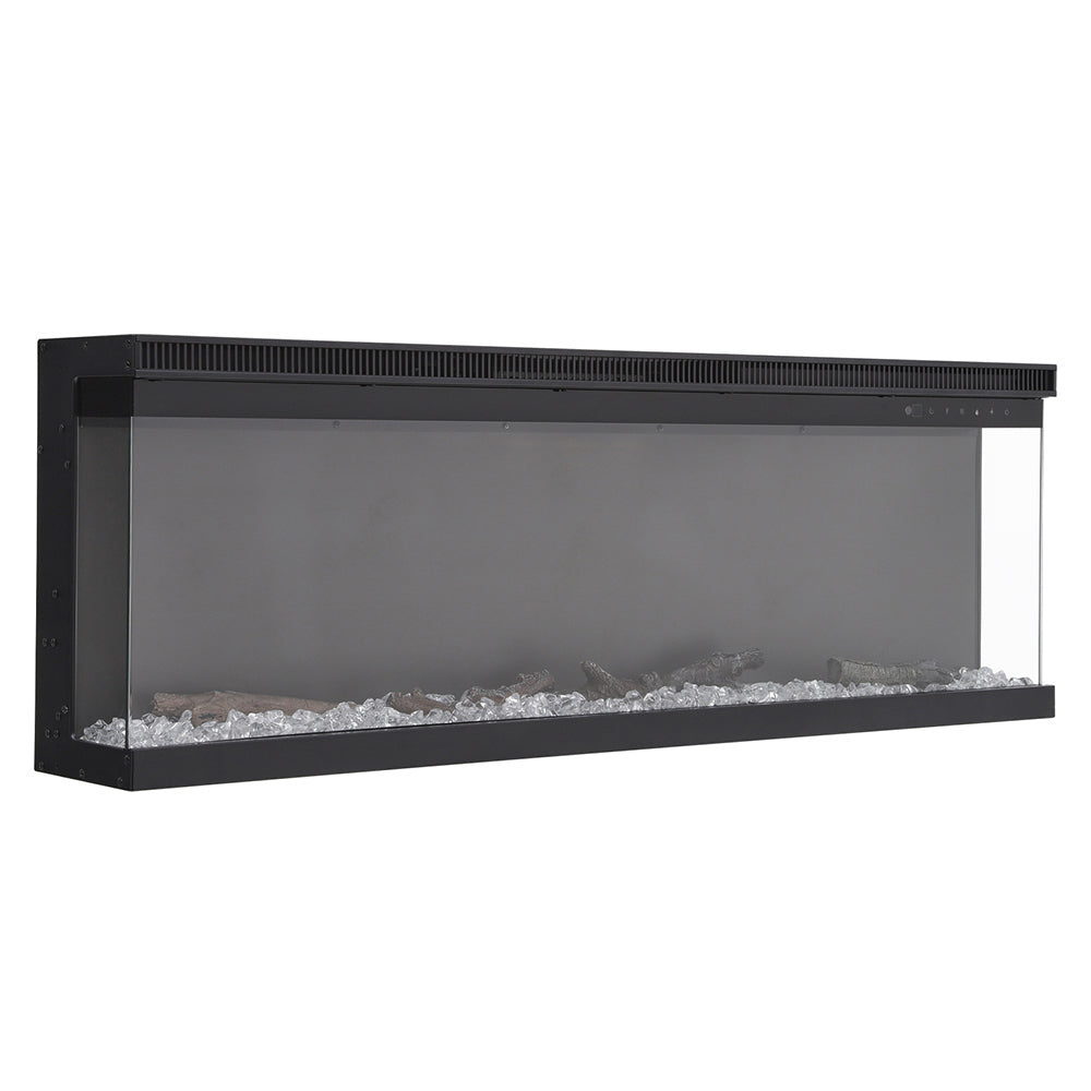 60inch Recessed and Freestanding Electric Fireplace with Remote Control 1