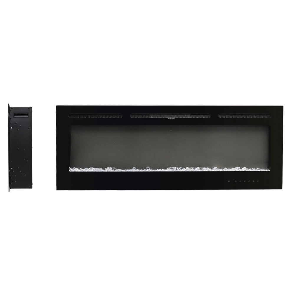 70 Inch Insert/Wall Mounted Electric Fireplace with 9 Colours and 5 Brightness Settings 1