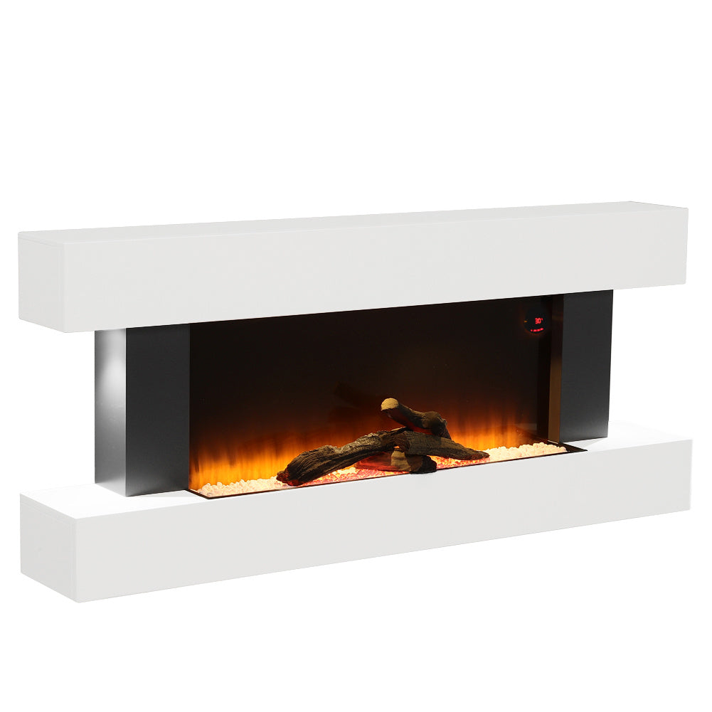 Contemporary Wall-Mounted/ Freestanding Electric Fireplace with Remote Control 1