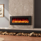 50/60/72″ Electric Fireplace with 12 Flame Colours