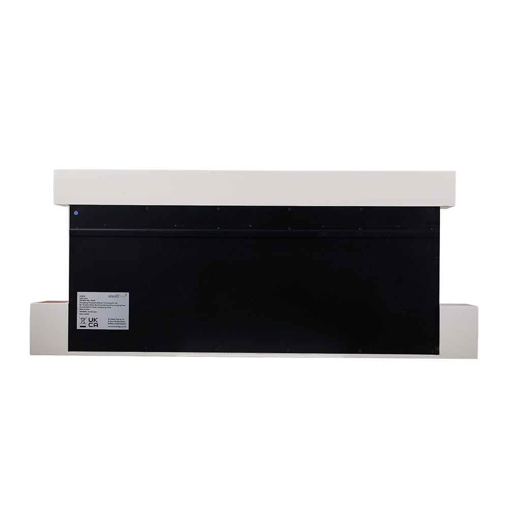 Wall Mounted Electric Fireplace with Adjustable Flame Brightness 6