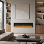 60″ Electric Fireplace with 12 Flame Colours — Sumi