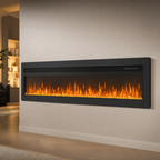 60″ Electric Fireplace with 12 Flame Colours — Sumi