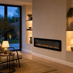 40/50/60″ Electric Fireplace with 12 Flame Colours — Kaede