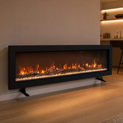 40/50/60″ Electric Fireplace with 12 Flame Colours — Kaede
