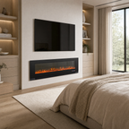 50/60/72″ Electric Fireplace with 12 Flame Colours — Aoi