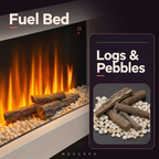 Electric Fireplace & Surround with Wi-Fi — Mori